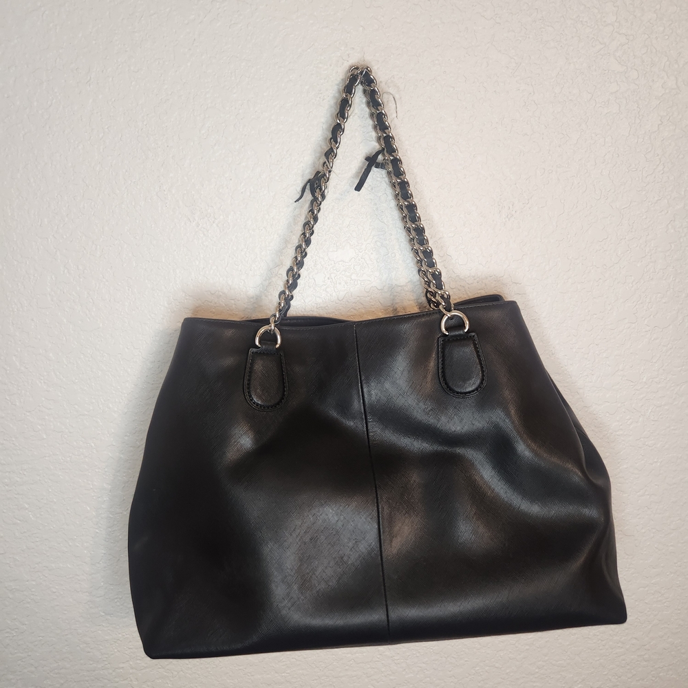 Coach Peyton Saffiano black handbag purse - Picture 13 of 16